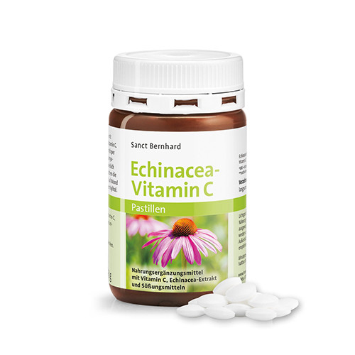 Echinacea + vitamin C, 200 pastila