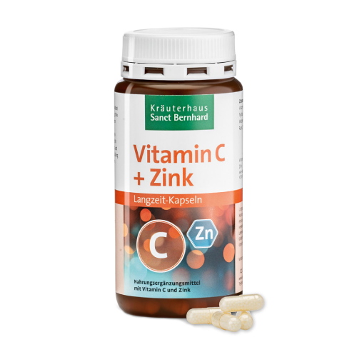 Vitamin C + Cink (sa sporim otpuštanjem), 180 kapsula