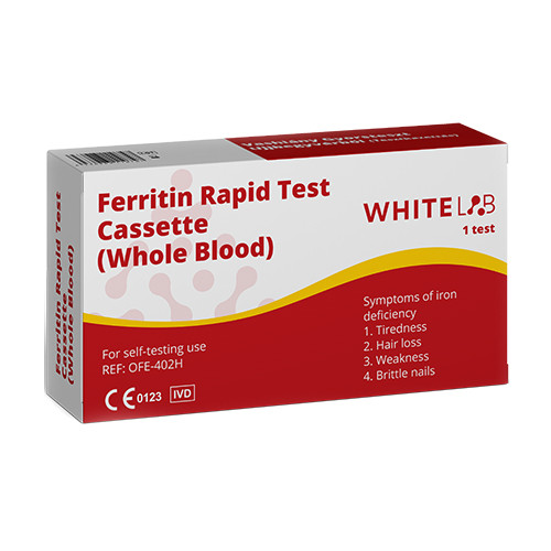 Brzi test za otkrivanje nedostatka željeza – feritin (iz krvi), 1 test