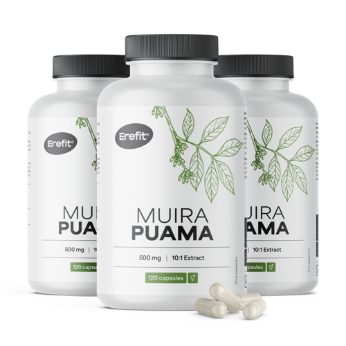 3x Muira Puama 5000 mg, összesen 360 kapszula