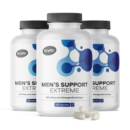 3x Men's Support Extreme – támogatás férfiaknak, összesen 540 kapszula