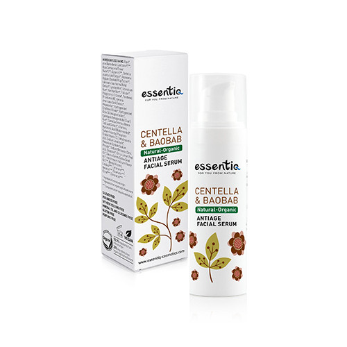 Természetes öregedésgátló arcszérum – gotu kola & baobab, 30 ml