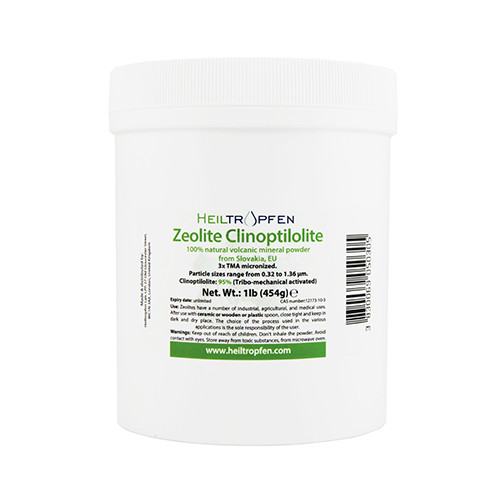 Zeolit, klinoptilolit - mikronizált tripla TMA, 454 g