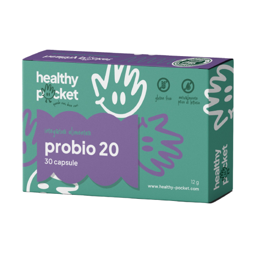 Probio 20 – mikrobiológiai kultúrák komplexe, 30 kapszula