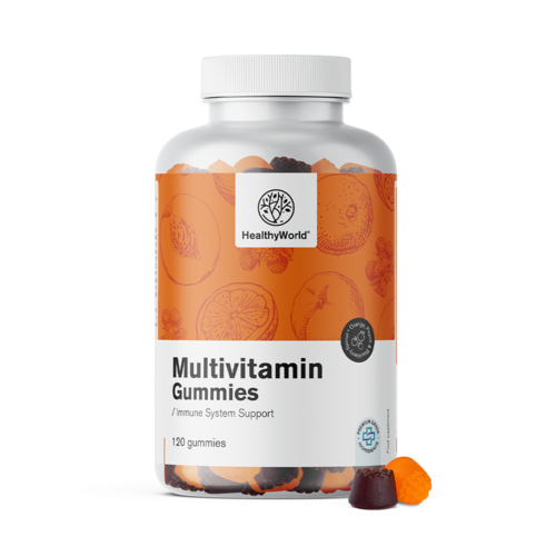 Multivitamin – gumicukor 10 féle vitaminnal, 120 gumicukor