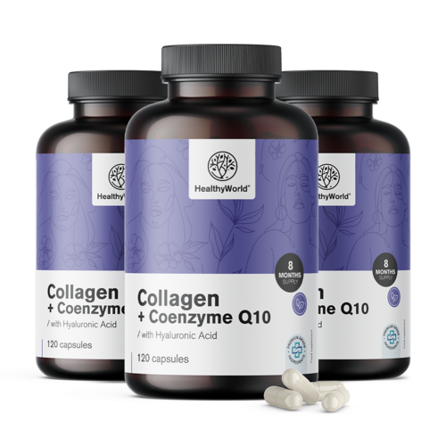 3x Kollagén + Q10 Koenzim, összesen 360 kapszula