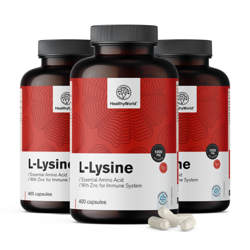 3x L-lizin 1000 mg, összesen 1200 kapszula