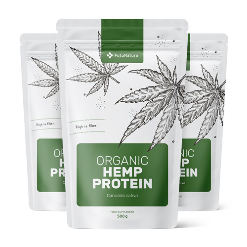 3x BIO Kenderfehérje, összsesen 1500 g