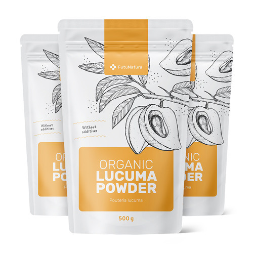 3x BIO Lucuma por, összesen 1500 g