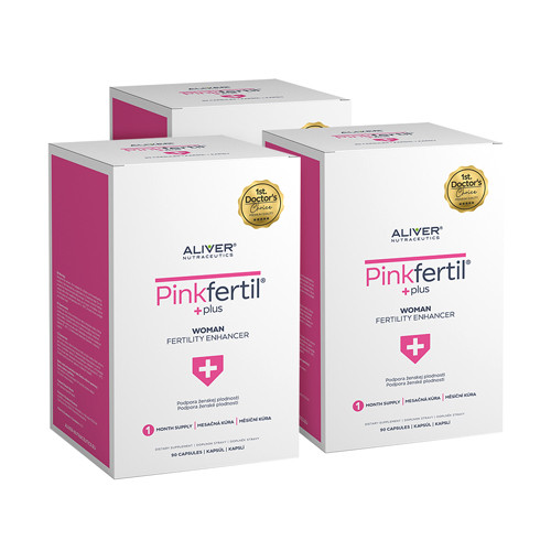 3x PinkFertil - női termékenység csomag, összsesen 270 kapszula