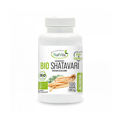 BIO Shatavari 400 mg, 100 kapszula