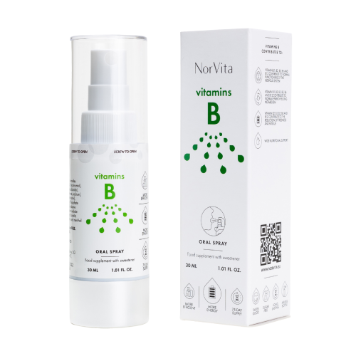 B-vitamin komplex - vegán spray, 30 ml