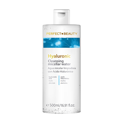 Tisztító micellás víz hialuronsavval, 500 ml 
