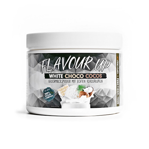 Flavour Up vegán aroma por – fehér csokoládé és kókusz, 250 g