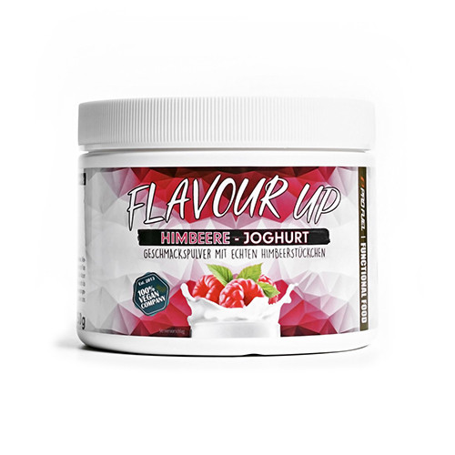 Flavour Up vegán aroma por – málna és joghurt, 250 g