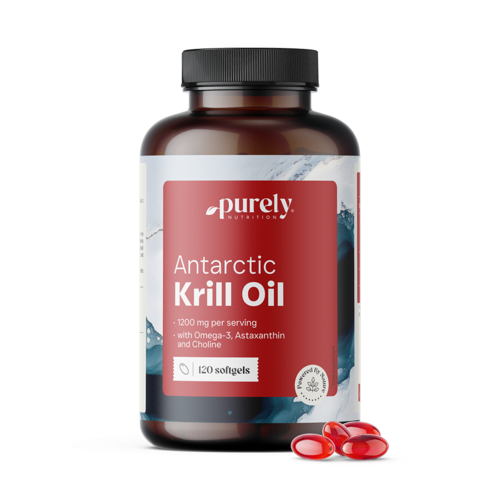 Krill olaj 1200 mg, 120 lágy kapszula