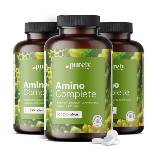3x Amino Complete - kiegyensúlyozott komplex 12 aminosavból, összesen 720 tabletta
