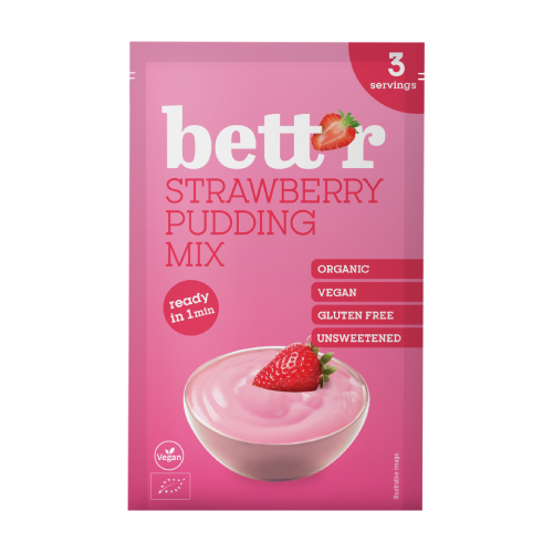 BIO keverék eper pudinghoz, 30 g