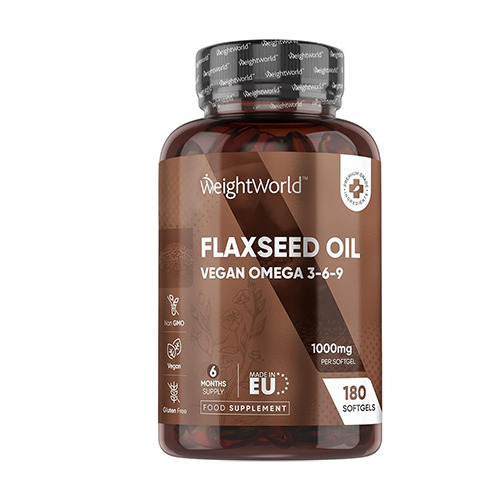 Lenmagolaj 1000 mg, 180 lágy kapszula
