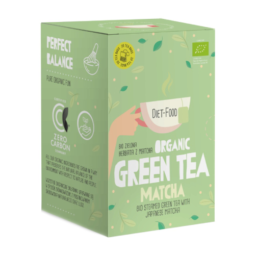 Tè verde BIO con matcha, 20 x 2 g