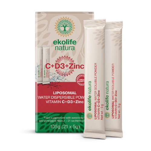 Vitamina C liposomiale + D3 + zinco, 21 bustine