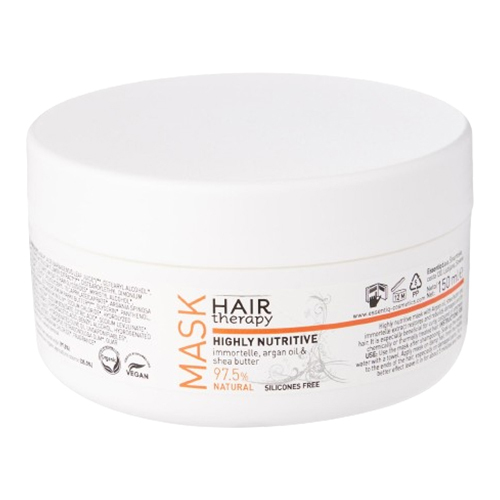 Maschera naturale per capelli - nutriente, 150 ml