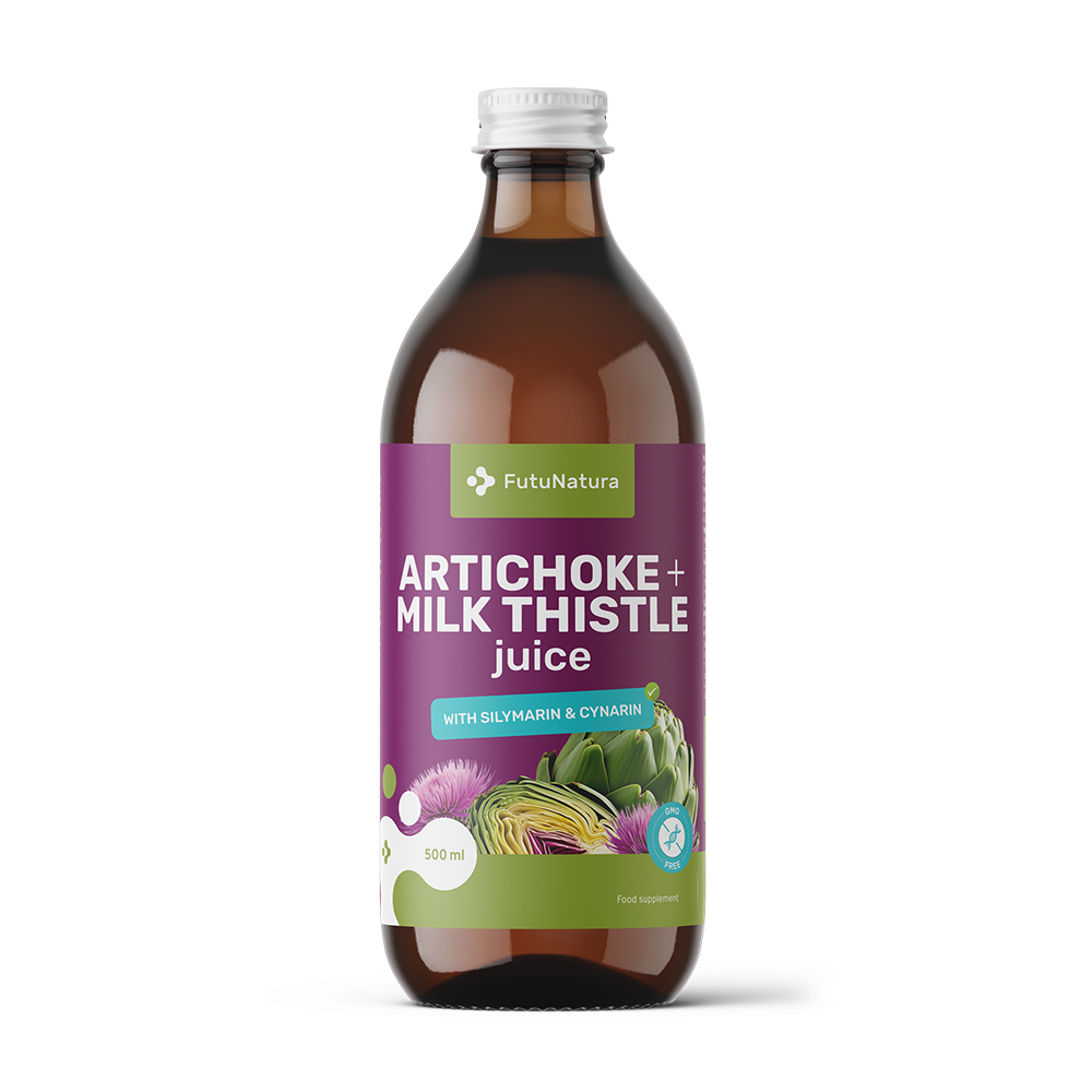 Succo di carciofo e cardo mariano