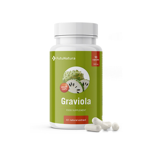 Graviola 500 mg, 90 capsule