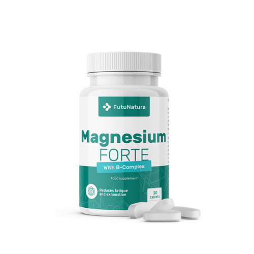 Magnesio Forte + B complesso, muscoli e nervi, 30 compresse
