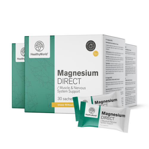 3x Magnesio DIRECT 400 mg, totale 90 bustine