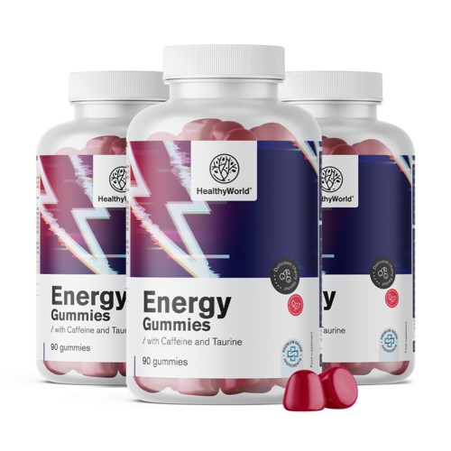 3x Energy – Gommose per aumentare l'energia, totale 270 caramelle gommose