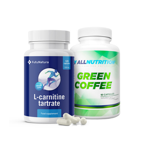 Estate snella: 1x Caffè verde + 1x L-carnitina, kit
