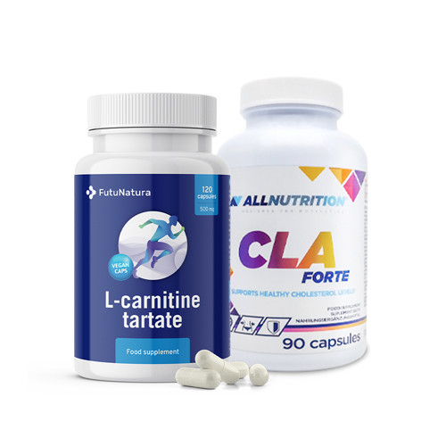 Brucia grassi: L-carnitina + CLA Forte, kit