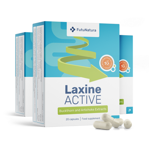 3x Laxine Active, totale 60 capsule