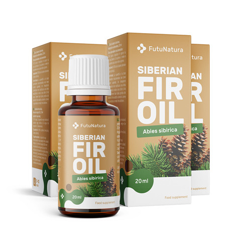 3x Olio di abete siberiano, totale 60 ml