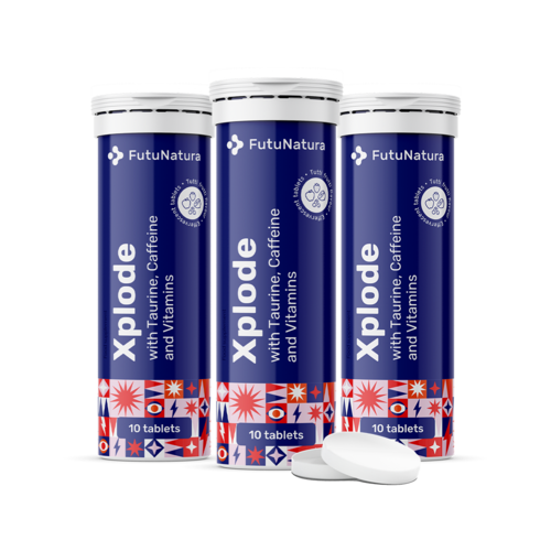 3x Xplode – compresse effervescenti, totale 30 compresse effervescenti