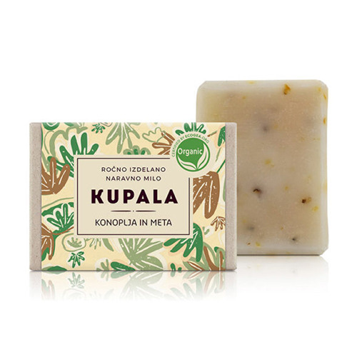 Sapone naturale Canapa e Menta, 100 g