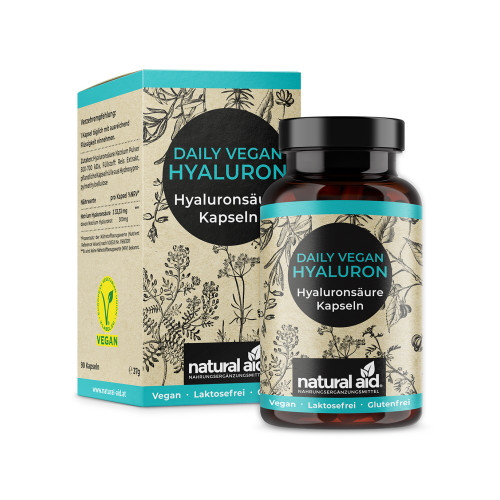 Acido ialuronico vegano, 90 capsule