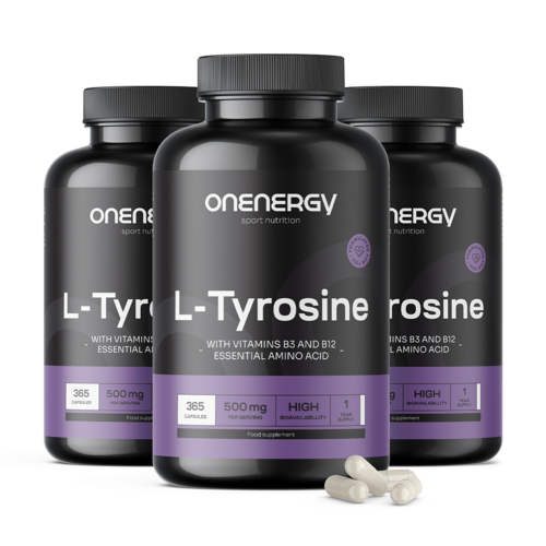 3x L-Tirosina 500 mg, totale 1095 capsule