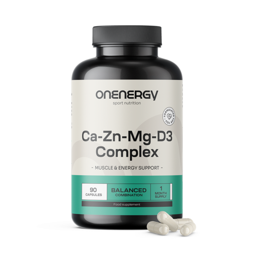 Calcio + Zinco + Magnesio + D3, 90 capsule