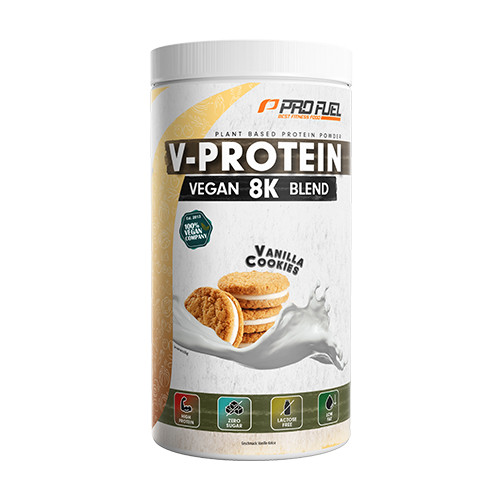 V-Protein 8K proteine vegane – biscotti alla vaniglia, 750 g