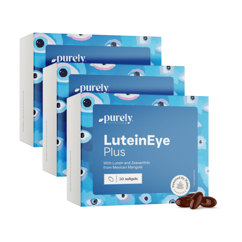 3x LuteinEye Plus – complesso con luteina e zeaxantina, totale 90 capsule molli