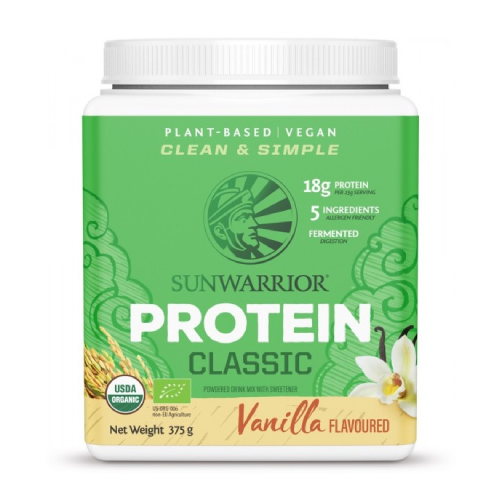 BIO Proteine vegane con dolcificante – vaniglia, 375 g