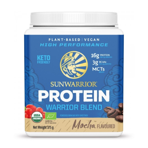 BIO Proteine vegane con dolcificante – mocha, 375 g