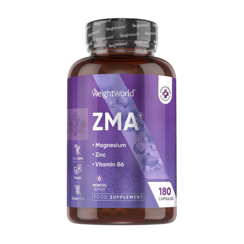 ZMA – magnesio + zinco + vitamina B6, 180 capsule