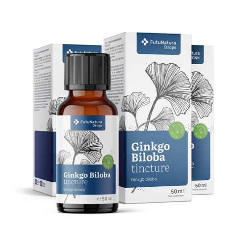 3x Ginkgo biloba - tinctuur, totaal 150 ml