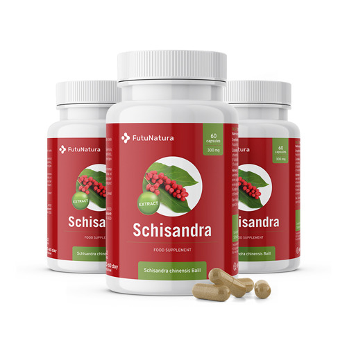 3x Schisandra – extract, totaal 180 capsules