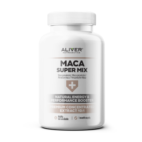 Maca Super Mix – kompleks 3 mak, 120 kapsułek
