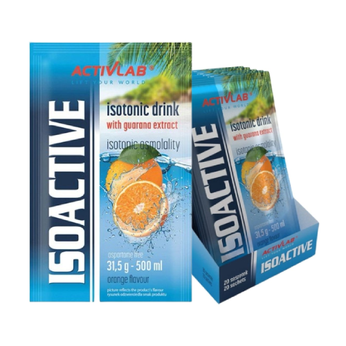 Napój Izotoniczny Isoactive – pomarańcza, 20 x 31,5 g