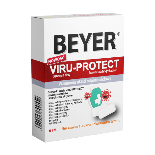 Viru-Protect – guma do żucia wzmacniająca układ odpornościowy, 6 gum do żucia